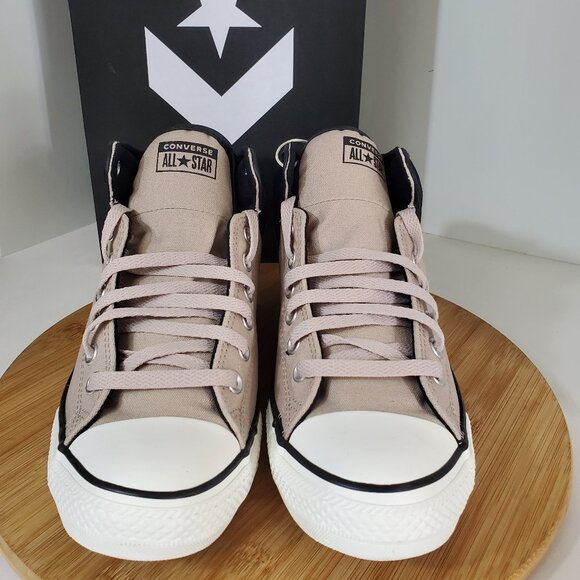Converse Unisex CTAS High Street Mid Papyrus/Black/Vintage White NIB M10/ W12 - Picture 4 of 9